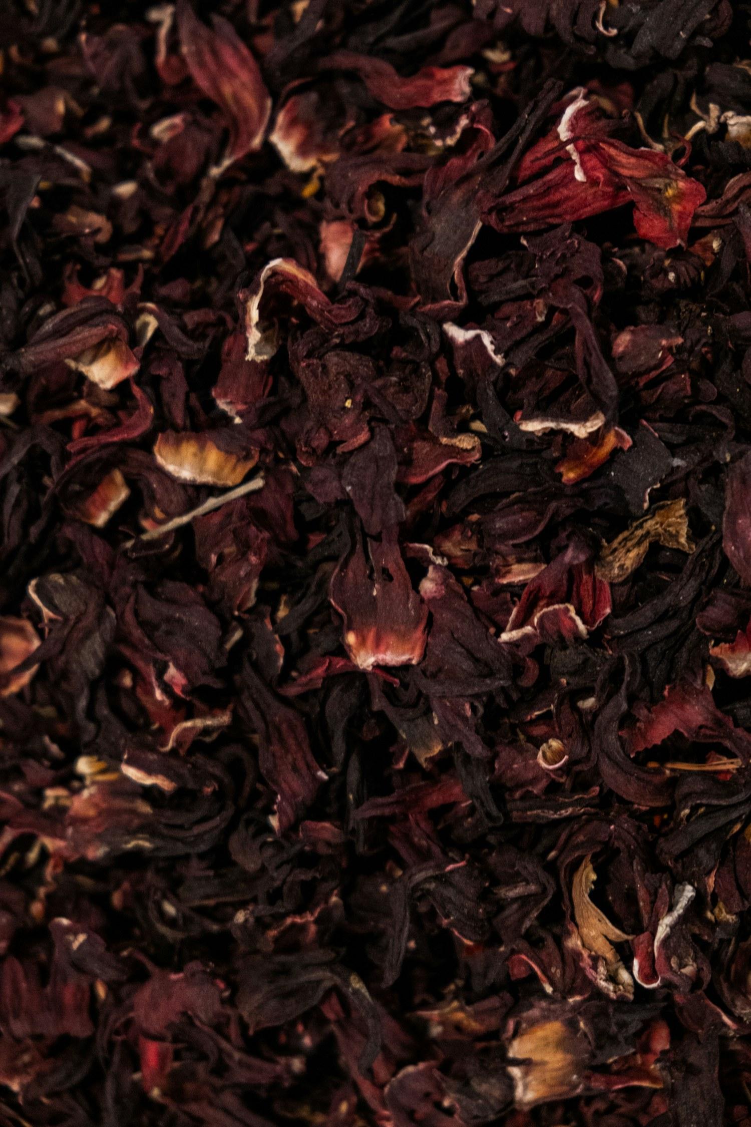 Flor de jamaica seca, el ingrediente principal de nuestra bebida